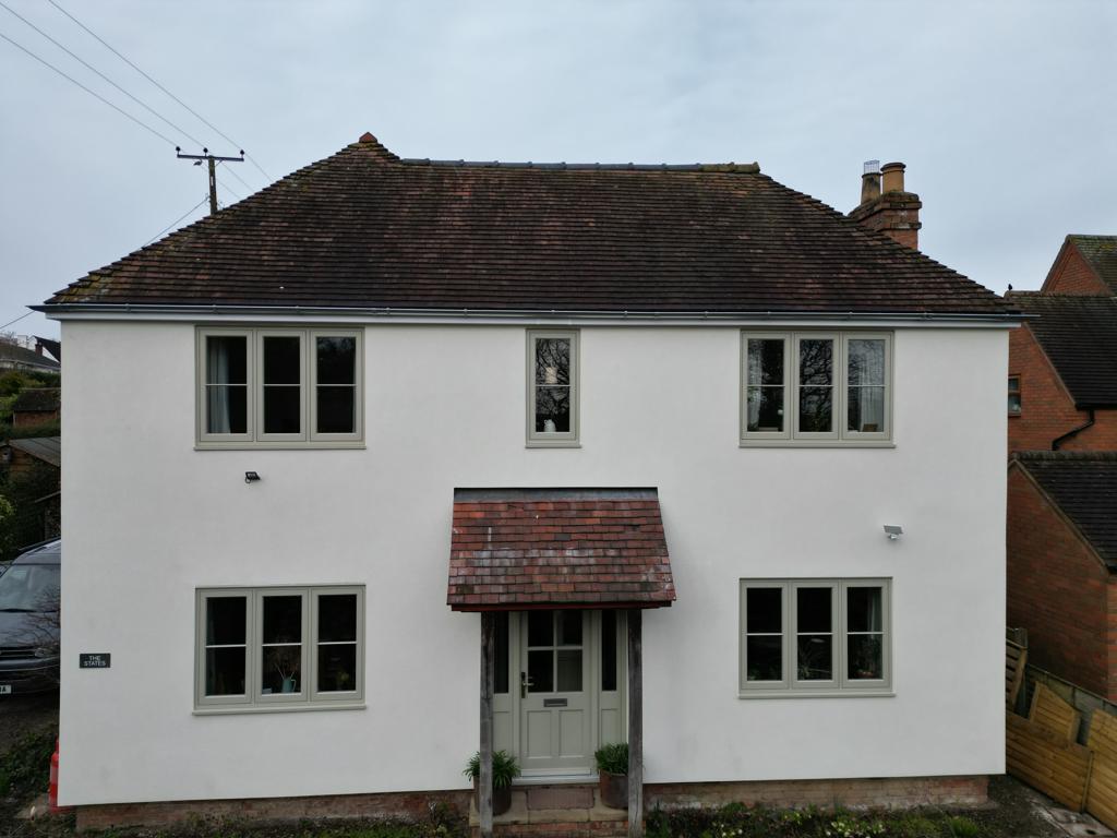 external wall insulation on a property in Malvern, Worcestershire